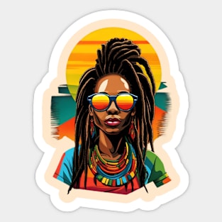 Caribbean Sunset Soiree Sticker